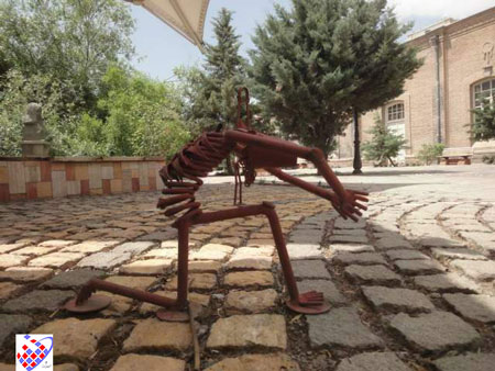 Azarbaijan Dance--Metal Sculpture